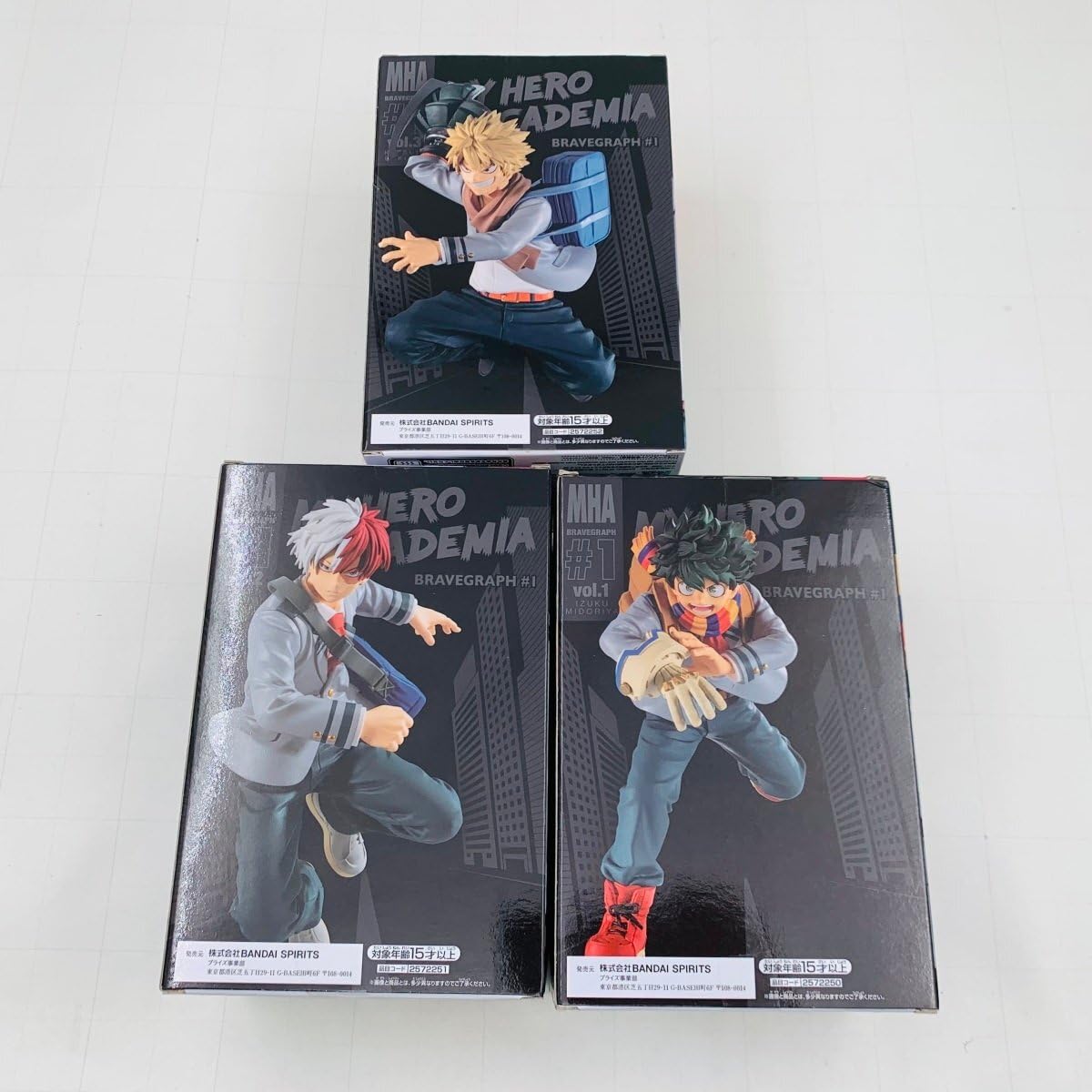 Amazon | 未開封 僕のヒーローアカデミア BRAVEGRAPH #1#2#3 vol.1 vol